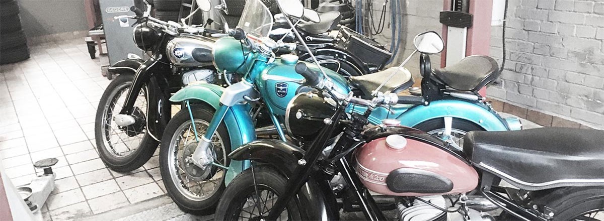 Oldtimer-Motorräder